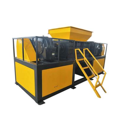 China NJWG 600 Model Dual Shaft Tire Shredder Tire Shredder Waste Rubber Shredder Machine For Rubber Recycling for sale