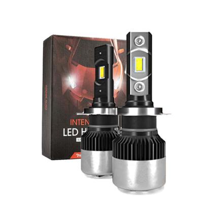 China 2*pieces cheap spare lamp 16000lm small automotive auto car R3 H4 H7 H11 H13 9004 9005 9006 H7 led headlight bulb Q5 for sale