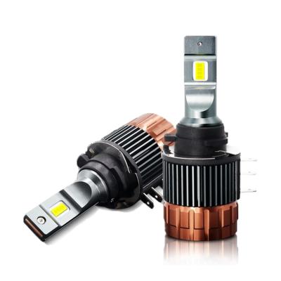 China 2*pieces 2022 Hot Sale B30 Mini Size H15 Fanless Headlight Lamp Car Led Fog Light Csp 3570 S1 X3 Auto Drl Lamp Q5 for sale