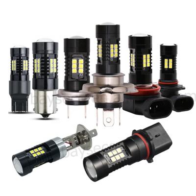 China Good quality 3030 LED car fog reverse signal light 1157 7440 7443 1156 BA15S P21W P13W PSX26W H4/H7/H11/9005 led lamp bulb 18*66mm for sale