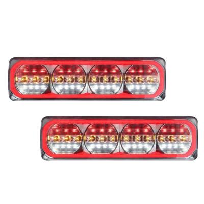 China Australia Combination Tail Light 1*pcs HST-21505 100LED Indicator Tail Lights 100 Led Combination Truning Signal Stop Tail Indicator Reverse Truck UTE 10~30V 3 LED trailer for sale