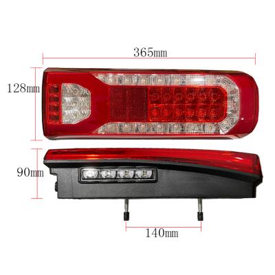 China 1*pcs HST-21153 plastic and metal mb 24V truck LED tail light lamp fit for benz NEW ACTROS LED mp5 truck tail lamp 0035441003 0035442103 for sale