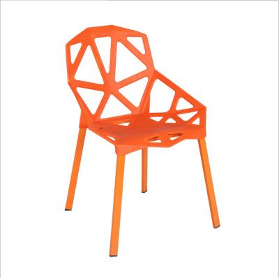 China Wholesale Modern PP Plastic Restaurant Dining Chair Modern Design Cafe Cafe Chair for sale