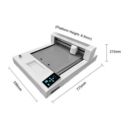 China Cardboard Paper Cutter A3 Size Flat Bed Guillotine Cutter A3 for sale