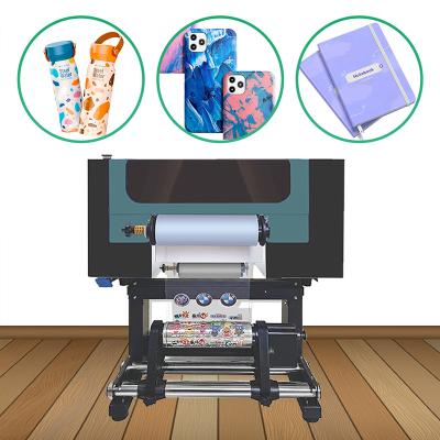 China 30cm Uv Dtf Transfer Printer Xp600 Head Uv Dtf Roll To Roll Printing Machine for sale