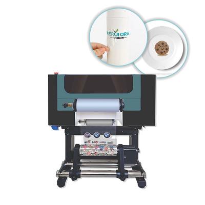 China Auto-Lamination UV-DTF-Drucker 2 Köpfe XP600 I3200 A3 T-Shirt DTF AB-Filmdruckmaschine zu verkaufen