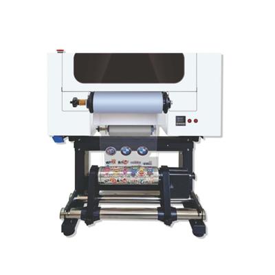 China 30cm UV Dtf Printer For Sticker Printing Roll To Roll Inkjet Printer On Any Materials for sale