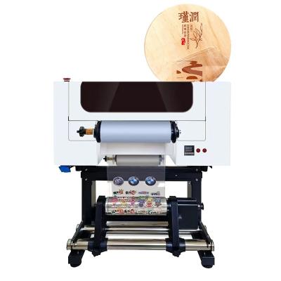 China 30CM UV DTF Printer Roll To Roll A3 UV DTF Printer With Two XP600 Head for sale