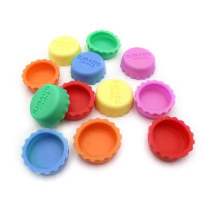 China Reusable Full Body Fitness Exercise Multiplecolor Silicone Beer Bottle Cap for sale