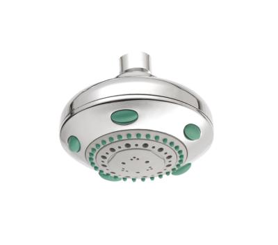 China With diverter 3F500 3 function bathroom ABS chromed round rain shower for bath for sale