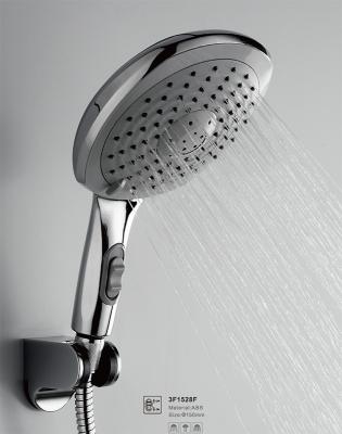 China With Diverter 3 Function Chromed Plastic Cut Out Bathroom Shower Heads for sale