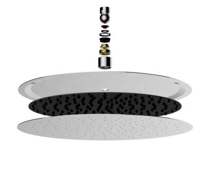 China With diverter 16 inch bathroom one function stainless steel slim shower head 304 tall rainfall shower head for sale