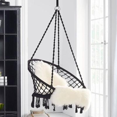 China Eco-friendly Material Outdoor Bamboo Swing Hanging Chair Patio Swings Hanging for sale