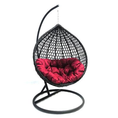 China Very good quality swing egg chair outdoor furniture storage wicker solid wood rattan for sale