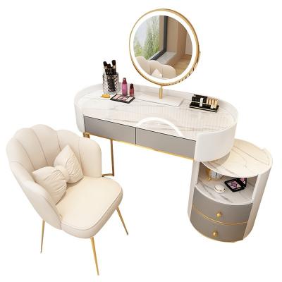 China Fascinating Mirror Furniture Dressing Table Makeup Vanity Table (The Other) Bedroom Adjustable Dressing Table Set Dresser Furniture for sale