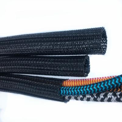 China High quality hot selling black electric carbon self-winding simple structure braided sleeve for sale