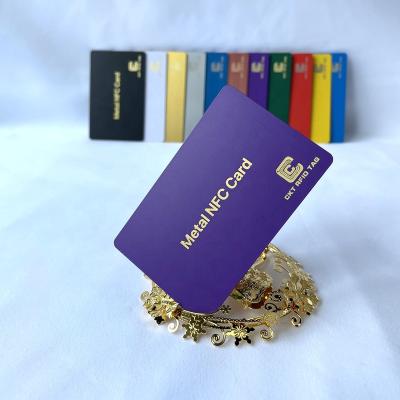 China Waterproof Metal/Waterproof Hybrid NFC NFC Card Hidden Business Card for sale