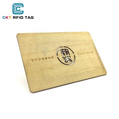 China Good Quality Hotel Key Hotel Key Nfc Business Xcc Rfid Waterproof/Waterproof Hot Selling Wooden Card for sale