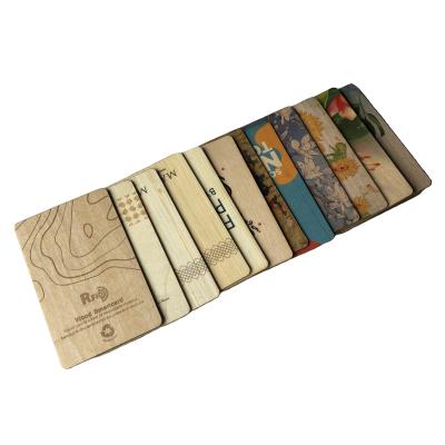 China Waterproof / Waterproof Wooden NFC Coding Hotel Key Cards Smart Flexible Rfid Nfc Card Wooden for sale