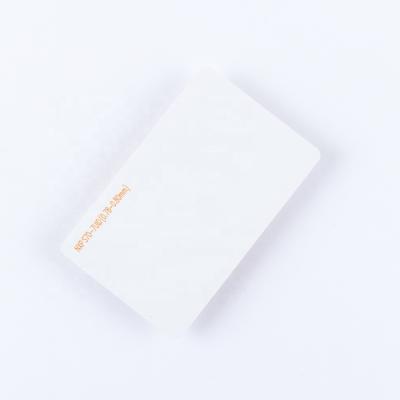 China Free Sample Waterproof / Waterproof Custom Printing Blank White Plastic NFC Smart Card for sale