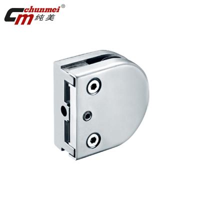 China Zinc Alloy Glass Clamp Thickness 6-8mm Zinc Alloy Frameless Glass Bracket for sale