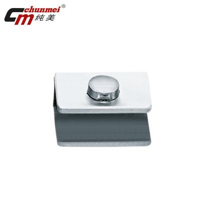 China Glass shelf; Square Type Glass Holder Fixing High Quality Glass Clamp Flange Closet Furniture Stainless Steel Flange for sale