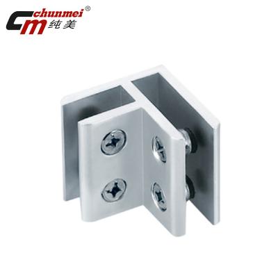 China For Supporting Fixed Glass Clamp Aluminum Alloy High Quality Wood Furniture Glass Panel or Glass Clamp Flange for sale