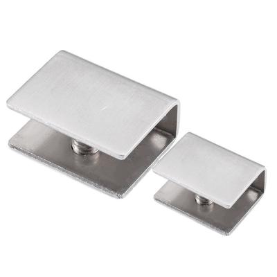 China Glass Clamp Square Glass Shelf Clamp Stainless Steel Square Glass Shelf Clamp Stainless Steel Shelf Clamp for sale