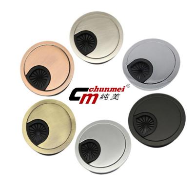 China The desktop need through the new CM360 wire color metal aluminum alloy cable grommet desktop computer grommet for sale