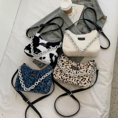 China Fashion Women's Leopard Print Bags Ladies Armpit Purses and Luxury Handbags Women's Handbags for sale