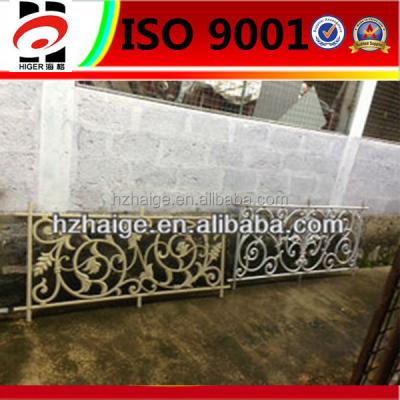 China Easily Assembled Custom Steel Design Cast Aluminum Iron Fence Grille for sale