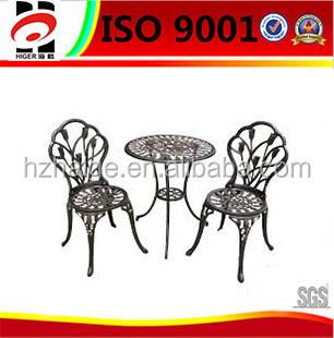 China Garden Set Round Oval Glass Top Round Dining Table and 4 Chairs for sale