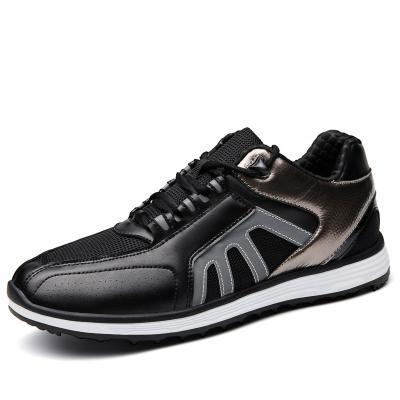 China EVA Waterproof Rubber Golf Shoes for men's black lace up golf shoes casual sports wearing sprint 2022 new design for sale