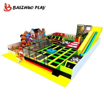 China Good Quality PVC Trampoline For Sale Professional New Design Indoor Trampoline Park for sale