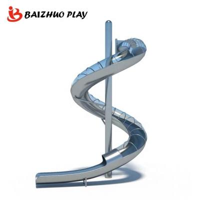 China Outdoor Playground Steel Equipment Child Safety Stainless Steel Tube Slide For Sale for sale