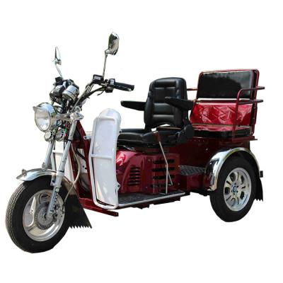 China New red two person diesel passenger three wheeler for sale