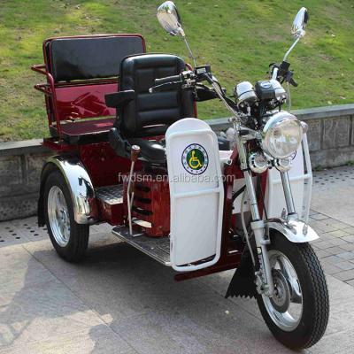 China Passenger 110CC 3 Wheel Handicapped Tricycle With Passenger Seat for sale