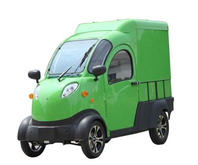 China Transport Cargo For Use 4 Wheels Disabled Electric Cargo Car Green Color 2500w Electric Car For Cargo for sale