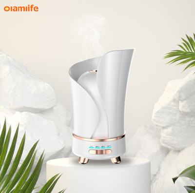 China Smell Comfortable OLAMLIFE Salon 12v Flower Humidifier Ultrasonic Essential Oil Aroma Humidifier Commercial Ultrasonic Aroma Diffuser for sale