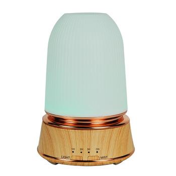 China RV OLAM 7 Colors Led Air Light Wooden Innovations Diffuser Essential Oil Grain Humidifier Ultrasonic Aromatherapy Aroma Diffuser 15 for sale