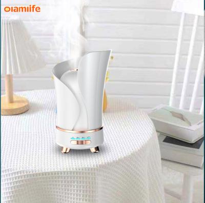 China Feel Comfortable OLAMLIFE Sell LED Night Light Humidifier Defuser Unique Products Ultrasonic Humidifier Essential Oil Aroma Diffuser for sale