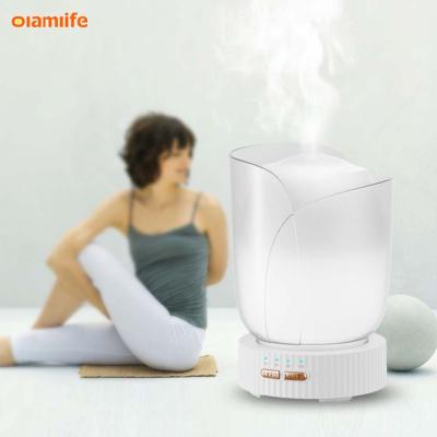 China Household Olamlife Mini Portable Essential Oil Aromatherapy Humidifier Indoor Air Purifier Moisturizing Aroma Diffuser Yoga Decorative Use for sale