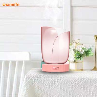 China Adjustable OLA Logo Humidifier Essential Oil Air Aroma Diffuser Hotel Logo Eigen Diffuser Ultrasonic Burner for sale