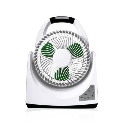 China With 3 Modes LED Light Hot Selling Rechargeable Portable Battery Operated Fan With LED Lamp Compatible With Makita DeWalt Milwaukee Dual Li-ion Battery for sale