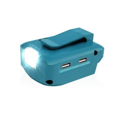 China Machine- Battery Adapter With LED Light Battery Adapter Cover ADP05 For Machine Tools Cordless Charger 14.4V-18V Battery Pack for sale