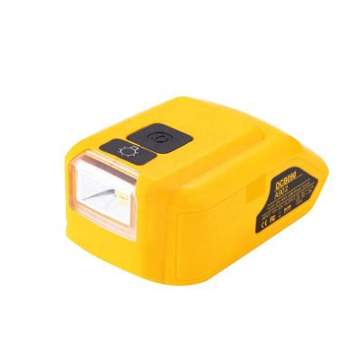 China Power Tools Battery A902 DCB090 Dewalt Battery Adapter Dewalt Converter Adapter Charger Battery Adapter for Dewalt with LED Light 2xUSB Charging for sale