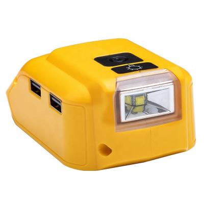 China DCB090 Dewalt Machine Tool Battery Charger Tools 18V Battery Charger Converter Adapter Charger For Dewalt 20V Lithium Ion Battery With LED Work Light for sale