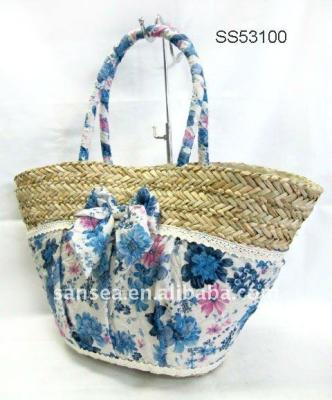 China TOGGLE BAG newcomers hotselling Straw Bag beach bag fabric decoration handbag for sale