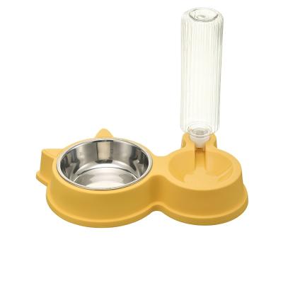 China Automatic Pet Feeding Bowl With Automatic Water Dispenser Cat Water Fountain For Pets Large Water Dispenser for sale