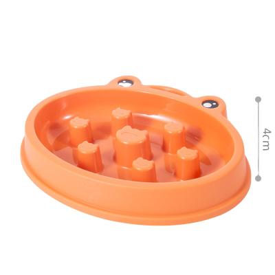 China Sustainable Pet Silicone Slow Food Bowl Non Slip Slower Dog Cat Slow Feeder Food Bowl Pet Food Anti-Swallowing Puzzle Bowl for sale